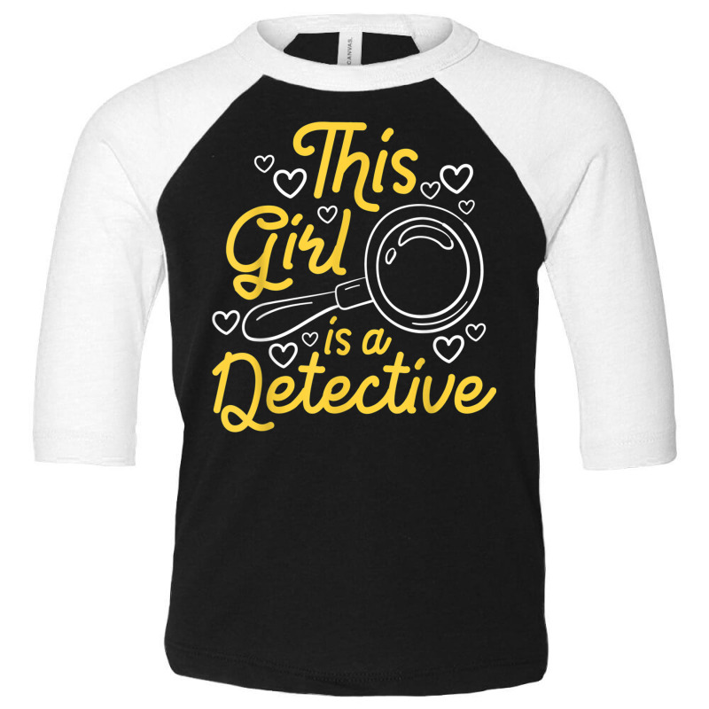 This Girl Is A Detective   Private Investigator Es Toddler 3/4 Sleeve Tee by kranendon | Artistshot