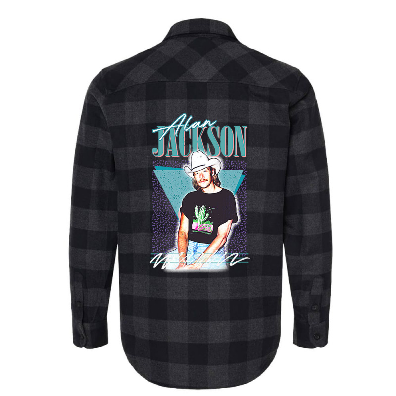 Alan Jackson  Conception De Ventilateur De Style D Flannel Shirt | Artistshot