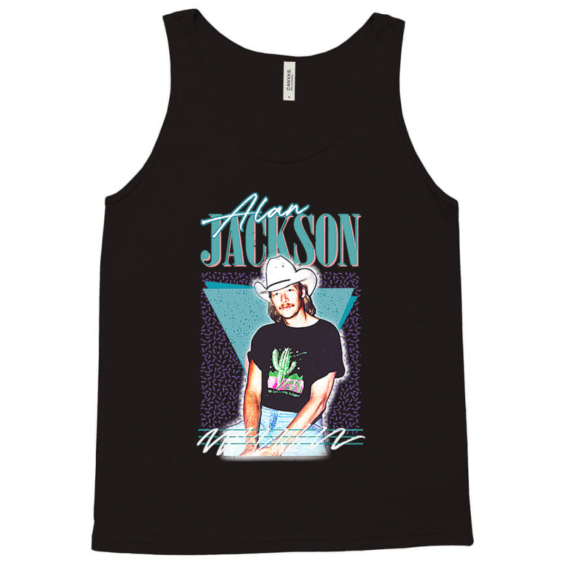 Alan Jackson  Conception De Ventilateur De Style D Tank Top | Artistshot