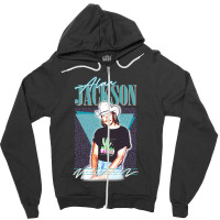 Alan Jackson  Conception De Ventilateur De Style D Zipper Hoodie | Artistshot