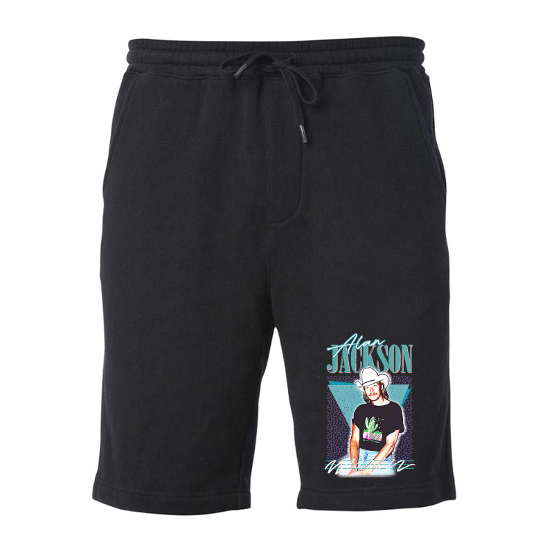 Alan Jackson  Conception De Ventilateur De Style D Fleece Short | Artistshot