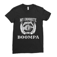 Mens My Favorite People Call Me Boompa Fist Bump S Ladies Fitted T-shirt | Artistshot