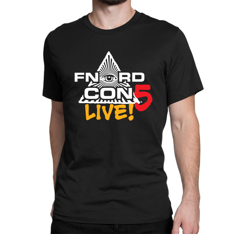 Fnordcon 5 Live! (white Letters) Classic T-shirt by larevanisa | Artistshot