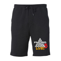 Fnordcon 5 Live! (white Letters) Fleece Short | Artistshot