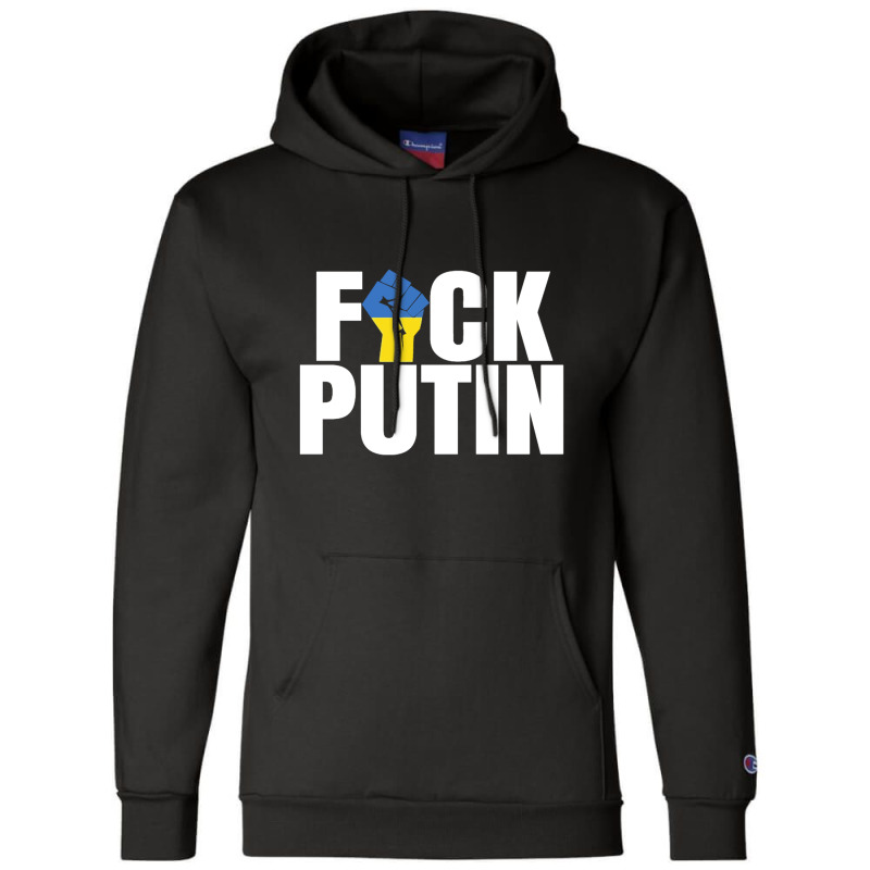 Fuck Putin Flag Champion Hoodie by larevanisa | Artistshot