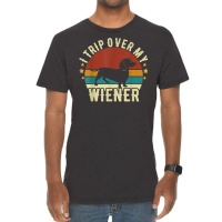 I Trip Over My Wiener Dachshund Dog Lover Best Fri Vintage T-shirt | Artistshot