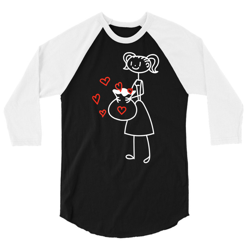 Womens Girl Kisses Cute Matching Couple Outfit Val 3/4 Sleeve Shirt by genousuv | Artistshot