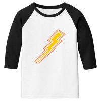 Electricity Power With Lightning Bolt Sign Youth 3/4 Sleeve | Artistshot