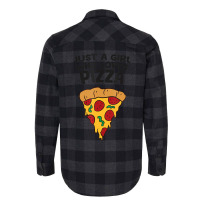 Just A Girl Who Loves Pizza T Shirt Flannel Shirt | Artistshot