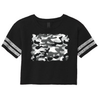 Black And White Camouflage Scorecard Crop Tee | Artistshot