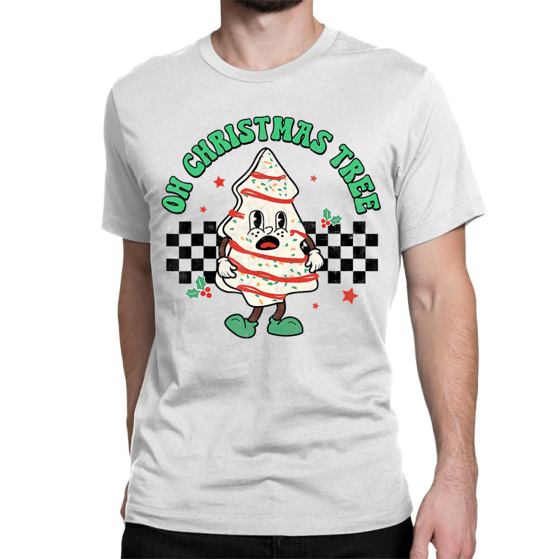 Oh Christmas Tree Cakes Debbie Becky Jen Groovy Re Classic T-shirt by bonne | Artistshot