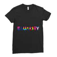 Equality Equal Rights Lgbtq Ally Unity Pride Femin Ladies Fitted T-shirt | Artistshot