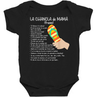 La Chancla T Shirt Sarcastic Humor Latin Vintage P Baby Bodysuit | Artistshot