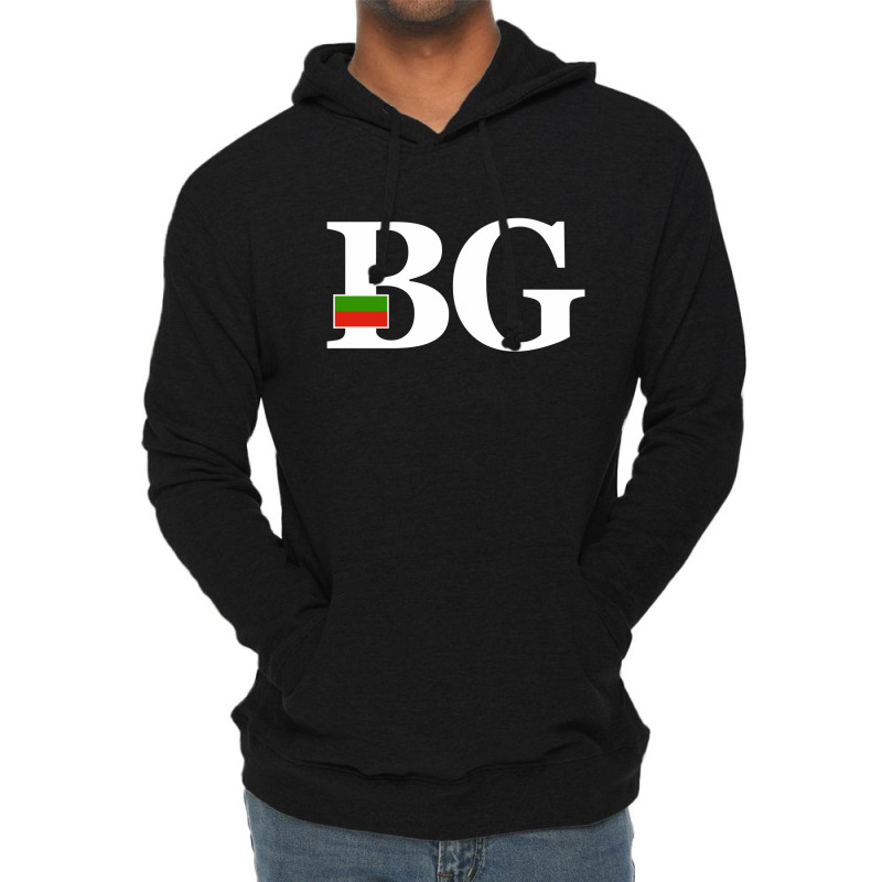 Bulgaria Flag And Country Initials Lightweight Hoodie by cidolopez | Artistshot