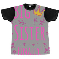 Big Sister Finally Iii Hippie Graphic T-shirt | Artistshot