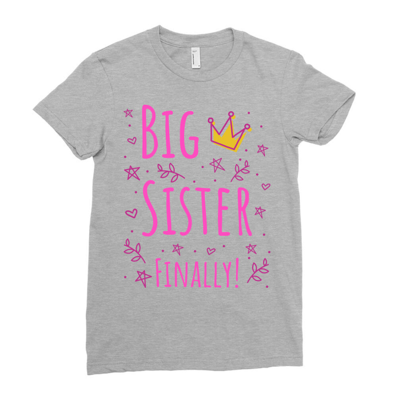 Big Sister Finally Iii Hippie Ladies Fitted T-Shirt by kuranaszondyv | Artistshot