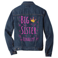 Big Sister Finally Iii Hippie Men Denim Jacket | Artistshot