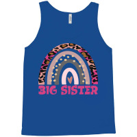 Big Sister Funny Gift Leopard Rainbow Fun Design G Tank Top | Artistshot