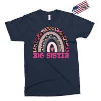 Big Sister Funny Gift Leopard Rainbow Fun Design G Exclusive T-shirt | Artistshot