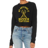 Mens My Antenna Is Bigger Ham Radio Shirt Ham Radi Cropped Sweater | Artistshot