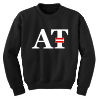 Austria Flag And Country Initials Youth Sweatshirt | Artistshot