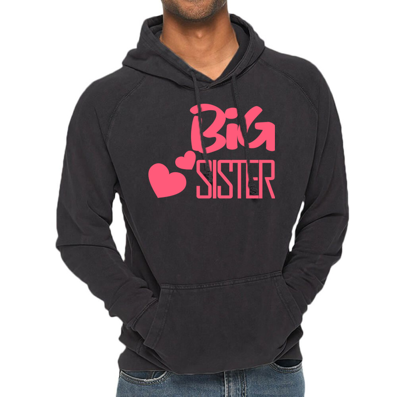 Big Sister Retro Tumblr Vintage Hoodie by holatellids | Artistshot