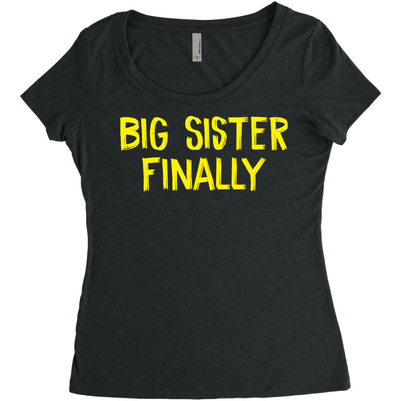 Big Sister Finally Hippie Women's Triblend Scoop T-shirt by atiifjercev | Artistshot