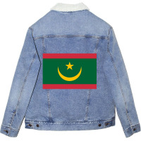 Mauritania Classic Unisex Sherpa-lined Denim Jacket | Artistshot