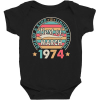 One Of A Kind Ltd Edition Best Of March 1974 Happy Baby Bodysuit | Artistshot