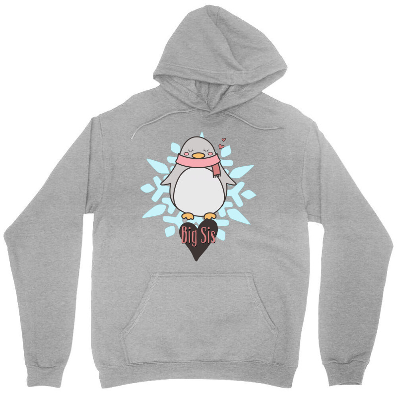 Penguin Big Sis Snowflake Travel Unisex Hoodie by kuranaszondyv | Artistshot