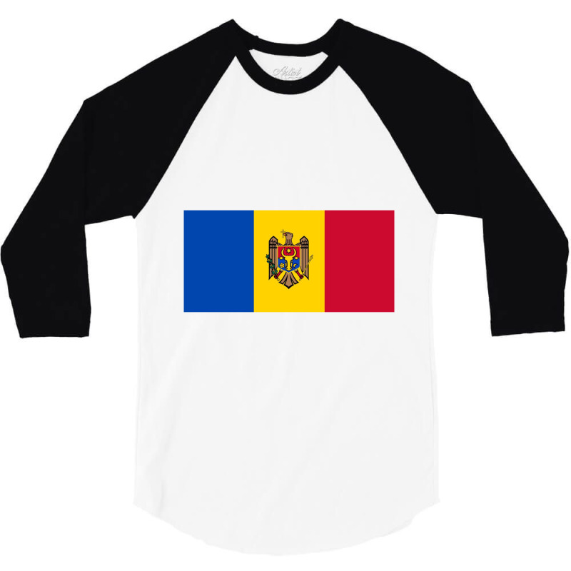 Moldova Classic 3/4 Sleeve Shirt | Artistshot