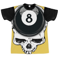 Ball Skull Pool Cues For Billiards Graphic T-shirt | Artistshot