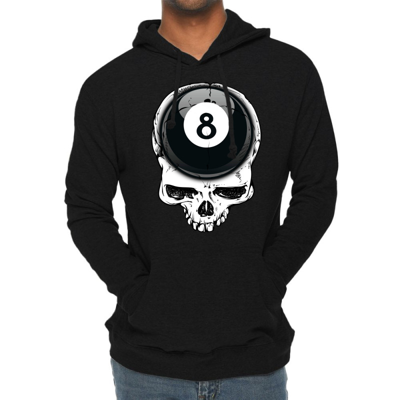 Ball Skull Pool Cues For Billiards Lightweight Hoodie | Artistshot