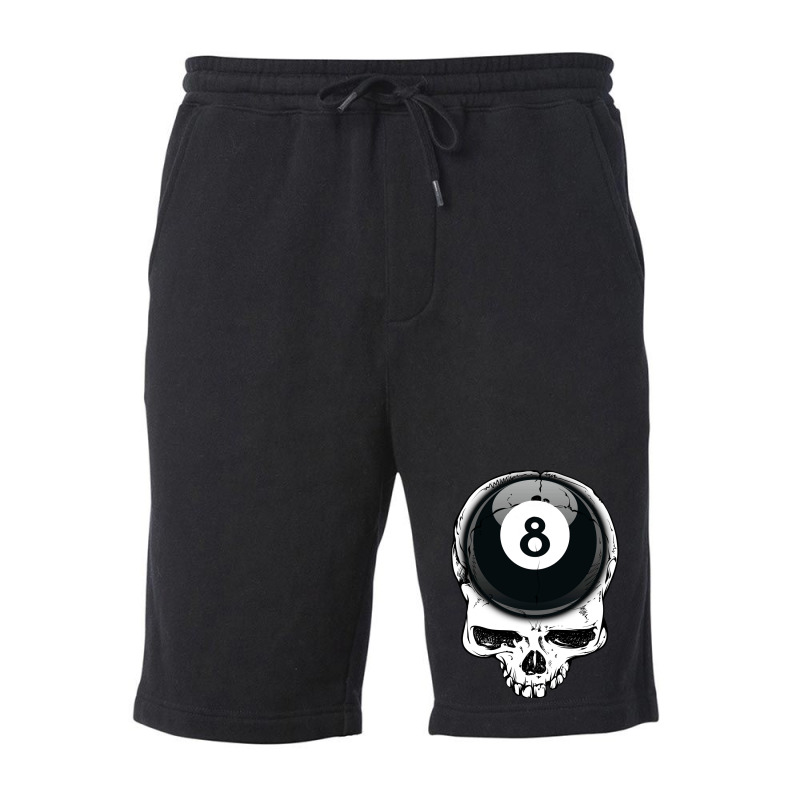 Ball Skull Pool Cues For Billiards Fleece Short | Artistshot