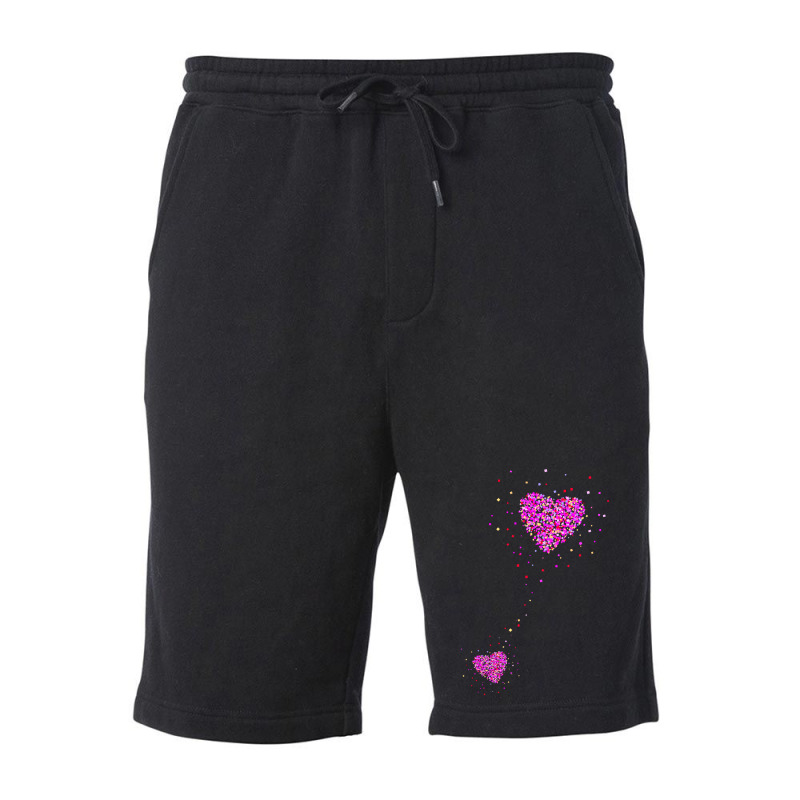 Pregnancy Announcement Pregnant Heart Girl Funny Fleece Short by kuranaszondyv | Artistshot