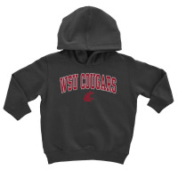 Washington State Cougars Arch Over White Officiall Toddler Hoodie | Artistshot