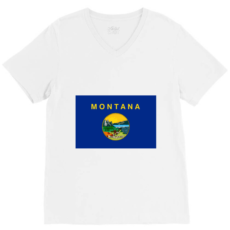 Montana Classic V-neck Tee | Artistshot