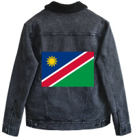 Namibia Unisex Sherpa-lined Denim Jacket | Artistshot