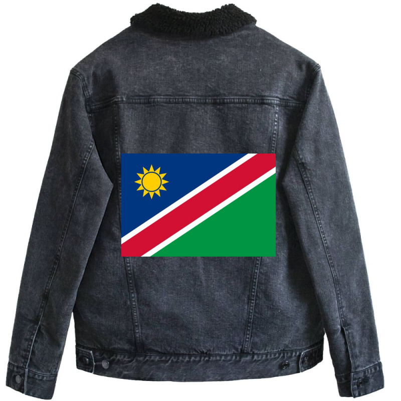 Namibia Unisex Sherpa-lined Denim Jacket | Artistshot