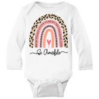 Se Amable Be Kind In Spanish   Encouraging And Ins Long Sleeve Baby Bodysuit | Artistshot