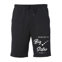 Promoted To Big Sister Est 2022 Tumblr Fleece Short | Artistshot