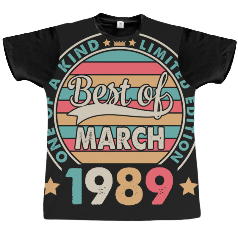 One Of A Kind Ltd Edition Best Of March 1989 Happy Graphic T-shirt | Artistshot