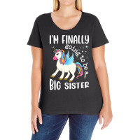 Im Finally Going To Be A Big Sister Announcement S Ladies Curvy T-shirt | Artistshot