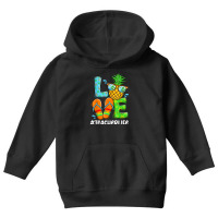 Love Teacher Life Chritsmas In July Summer Pineapp Youth Hoodie | Artistshot