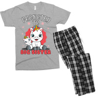 Promoted To Big Sister Unicorn Future Sister To Be Men's T-shirt Pajama Set | Artistshot