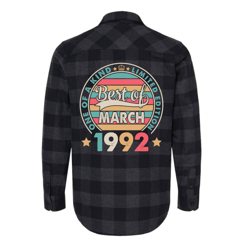 One Of A Kind Ltd Edition Best Of March 1992 Happy Flannel Shirt | Artistshot