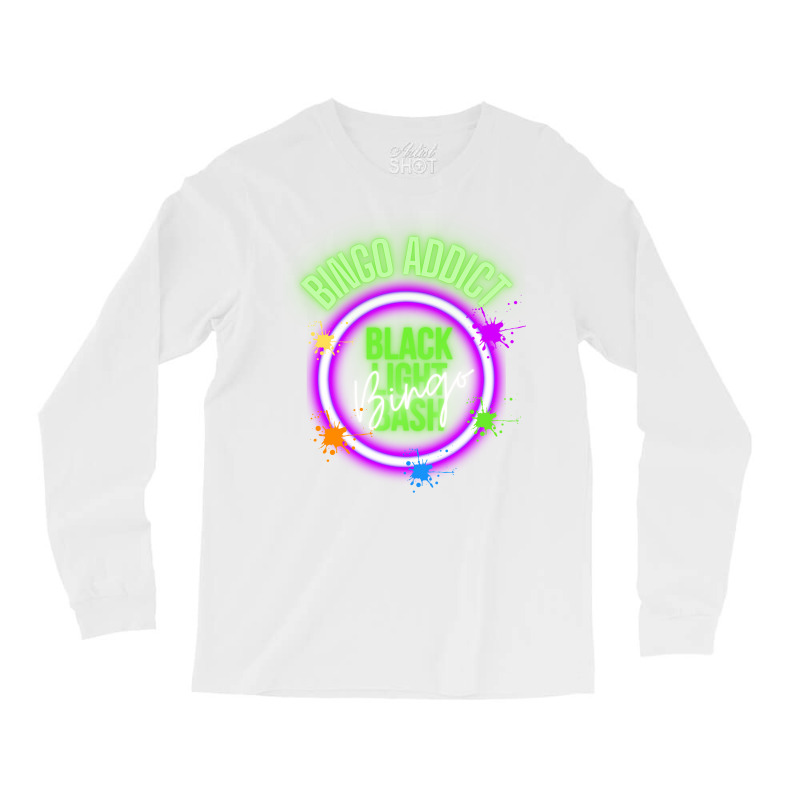 Bingo Addict Summer Blacklight Bingo Bash 2022 Hum Long Sleeve Shirts | Artistshot