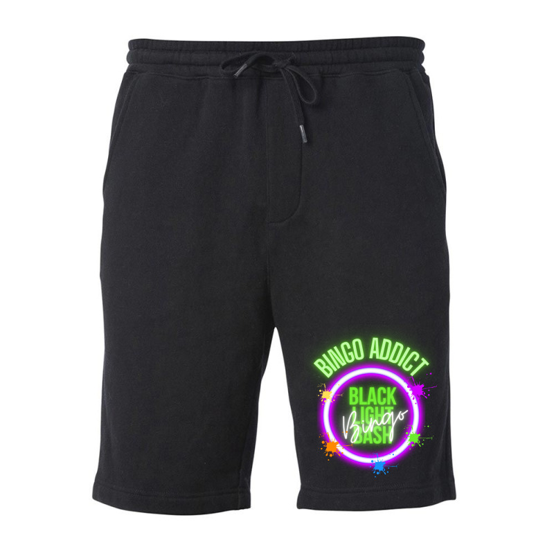 Bingo Addict Summer Blacklight Bingo Bash 2022 Hum Fleece Short | Artistshot