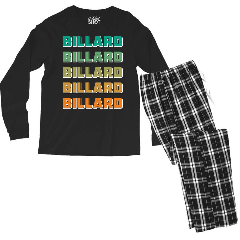 Billiards (10) Men's Long Sleeve Pajama Set | Artistshot