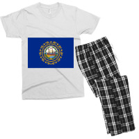 New Hampshire Men's T-shirt Pajama Set | Artistshot